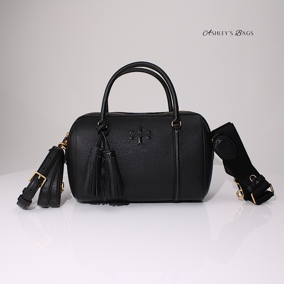 Tory Burch Handbags - Tory Burch Thea Satchel Crossbody In Black